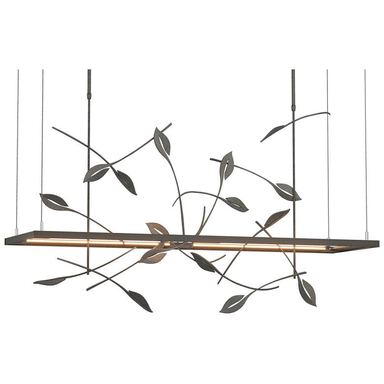 Image 1 Autumn 53.4" Wide Natural Iron Long LED Pendant