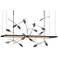 Autumn 53.4" Wide Natural Iron Short Height LED Pendant