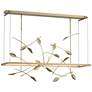 Autumn 53.4" Wide Soft Gold Standard LED Pendant