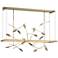 Autumn 53.4" Wide Soft Gold Standard LED Pendant