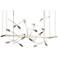 Autumn 53.4" Wide Sterling Short Height LED Pendant