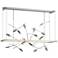 Autumn 53.4" Wide Vintage Platinum Standard LED Pendant