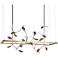 Autumn 53 1/2"W Dark Smoke LED Kitchen Island Light Pendant