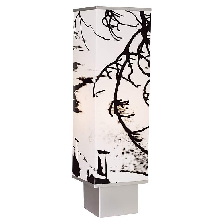 Image 1 Autumn Branch Square Tower Accent Lamp