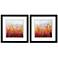 Autumn Color 26"W x 26"H Framed Wall Art Set of 2