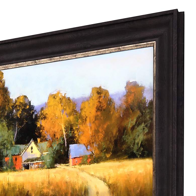 Image 3 Autumn Fields 42" High Framed Giclee Wall Art more views