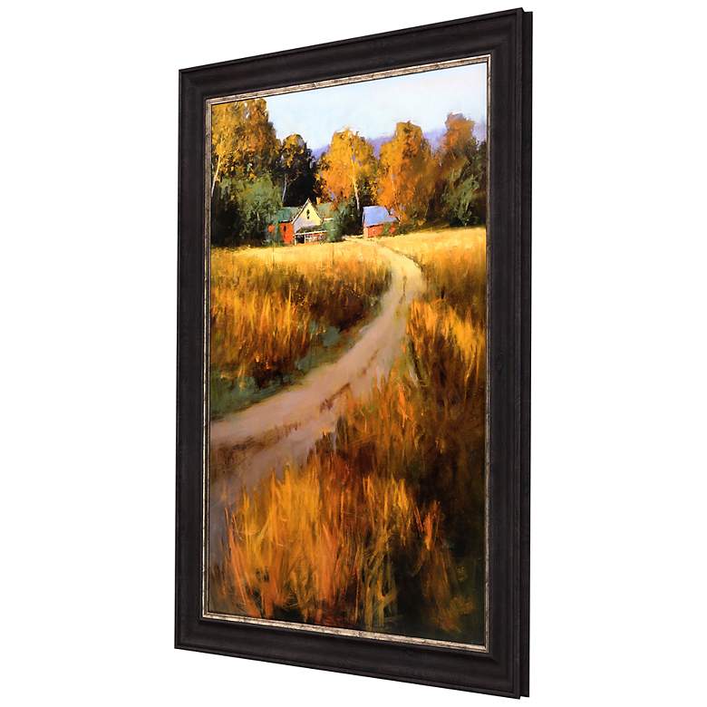 Image 4 Autumn Fields 42" High Framed Giclee Wall Art more views