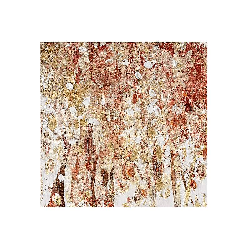 Image 3 Autumn Forest 27" High 3-Piece Canvas Wall Art Set more views