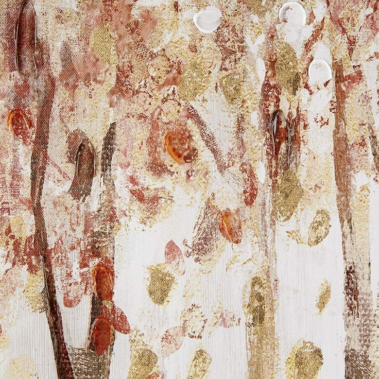 Image 6 Autumn Forest 27" High 3-Piece Canvas Wall Art Set more views