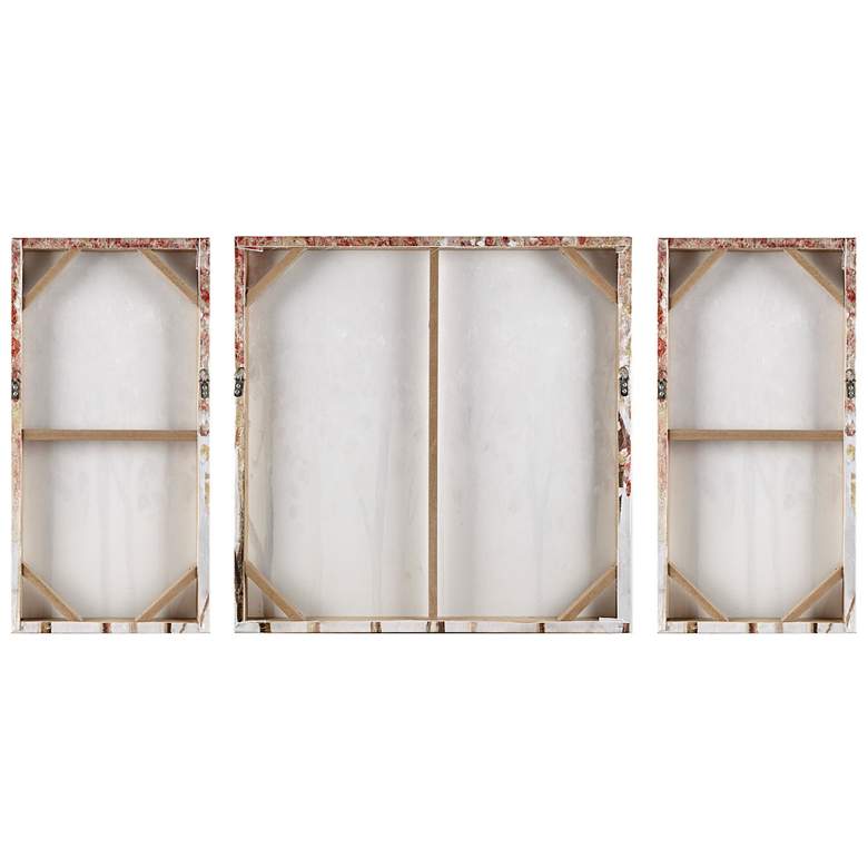 Image 7 Autumn Forest 27" High 3-Piece Canvas Wall Art Set more views
