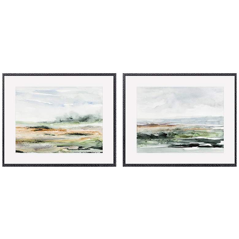 Image 1 Autumn in September 31"W x 25"H Framed Art Set of 2