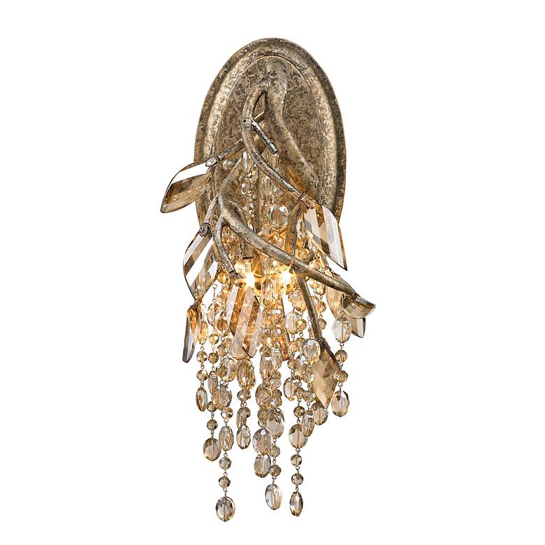 Image 2 Autumn Twilight 14" High Mystic Gold 3-Light Wall Sconce more views