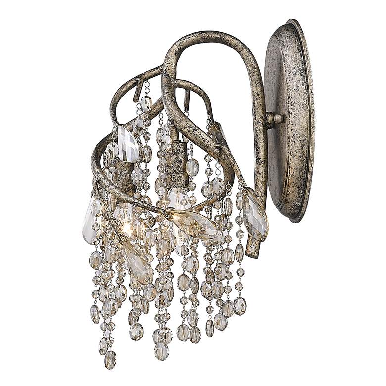 Image 5 Autumn Twilight 14" High Mystic Gold 3-Light Wall Sconce more views