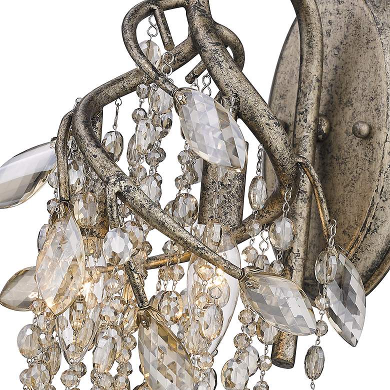 Image 6 Autumn Twilight 14" High Mystic Gold 3-Light Wall Sconce more views