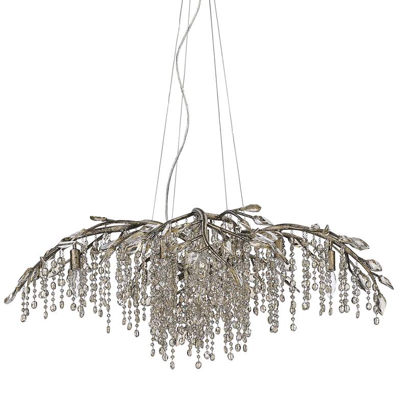 Image 3 Autumn Twilight 40 inch Wide Mystic Gold and Crystal 12-Light Chandelier