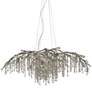 Autumn Twilight 40" Wide Mystic Gold and Crystal 12-Light Chandelier in scene