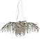 Autumn Twilight 40" Wide Mystic Gold and Crystal 12-Light Chandelier