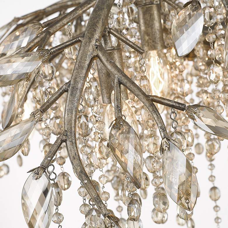 Image 5 Autumn Twilight 40 inch Wide Mystic Gold and Crystal 12-Light Chandelier more views