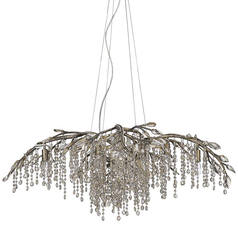 Image 3 Autumn Twilight 40"W Mystic Gold Crystal 12-Light Chandelier