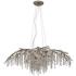 Autumn Twilight 40"W Mystic Gold Crystal 12-Light Chandelier