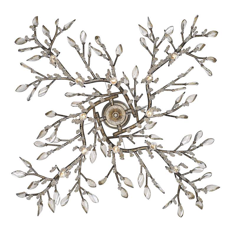 Image 6 Autumn Twilight 40"W Mystic Gold Crystal 12-Light Chandelier more views