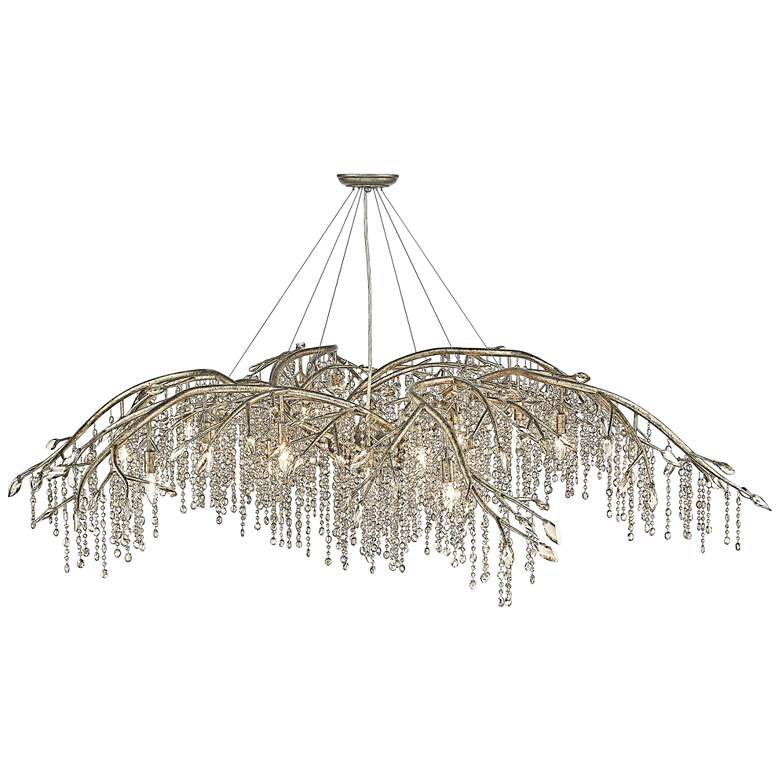 Image 4 Autumn Twilight 80" Wide Mystic Gold 24-Light Chandelier more views