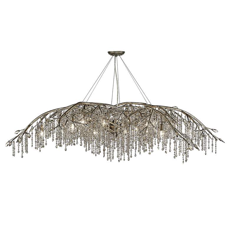 Image 6 Autumn Twilight 80" Wide Mystic Gold 24-Light Chandelier more views