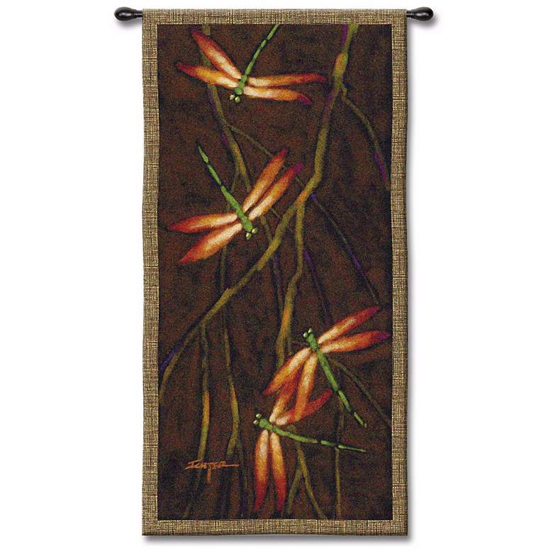 Image 1 Autumnal Dragonfly 53 inch High Wall Tapestry