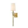 3_Ava 22 1/2" High Rubbed Brass Wall Sconce more views