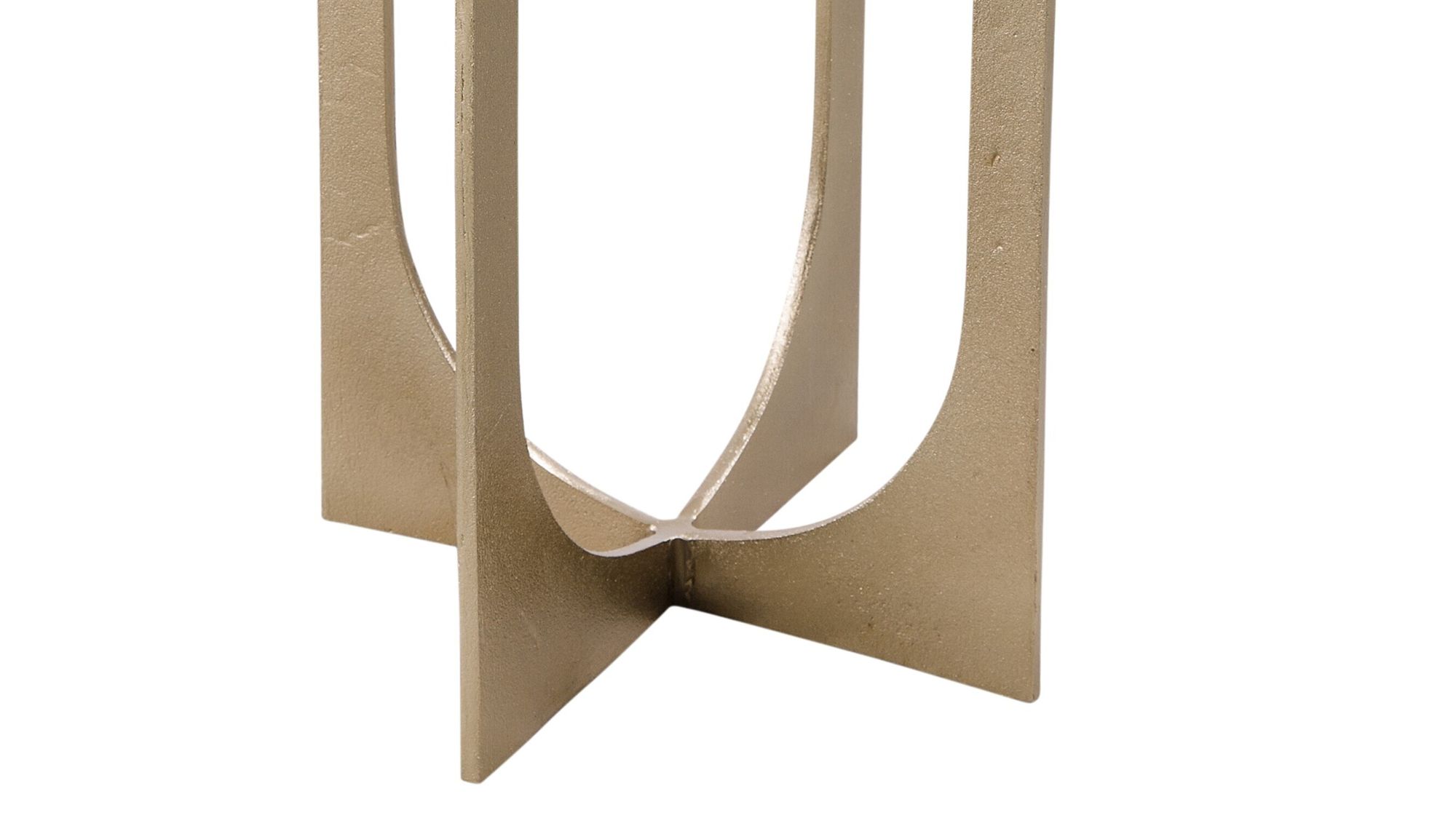 Image 2 Ava 22' Tall Cast Aluminum Accent Table more views