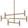 Ava 31" Wide 12 Light Medium Vintage Bronze Chandelier
