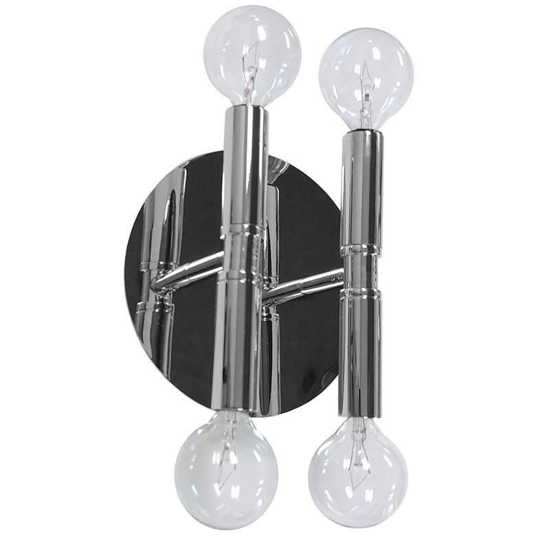 Image 1 Ava 6" High 4 Light Polished Chrome Wall Sconce