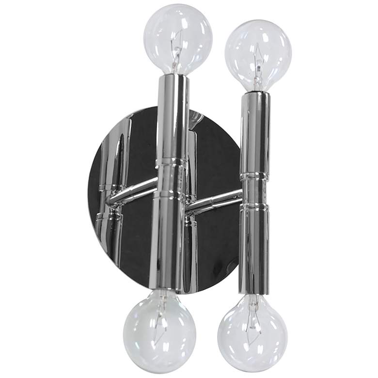 Image 1 Ava 6 inch High 4 Light Polished Chrome Wall Sconce