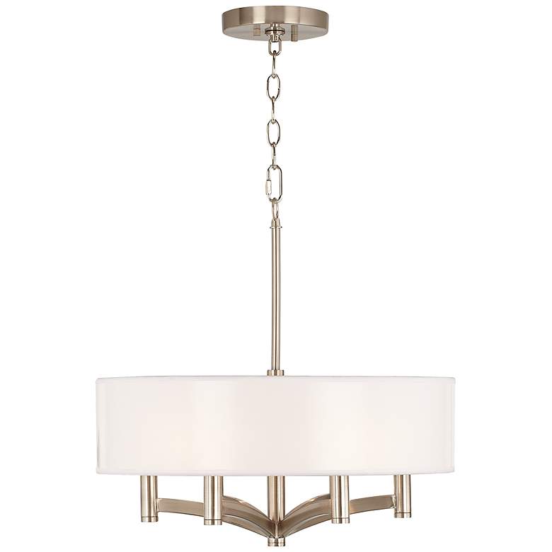 Image 2 Ava 6-Light 14"W Nickel Chandelier