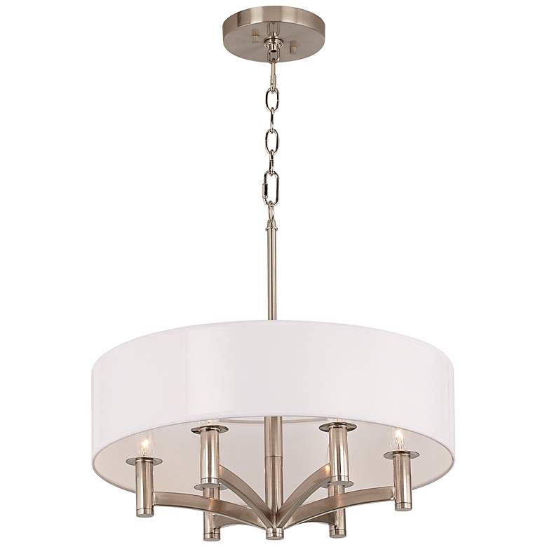 Image 5 Ava 6-Light 14"W Nickel Chandelier more views
