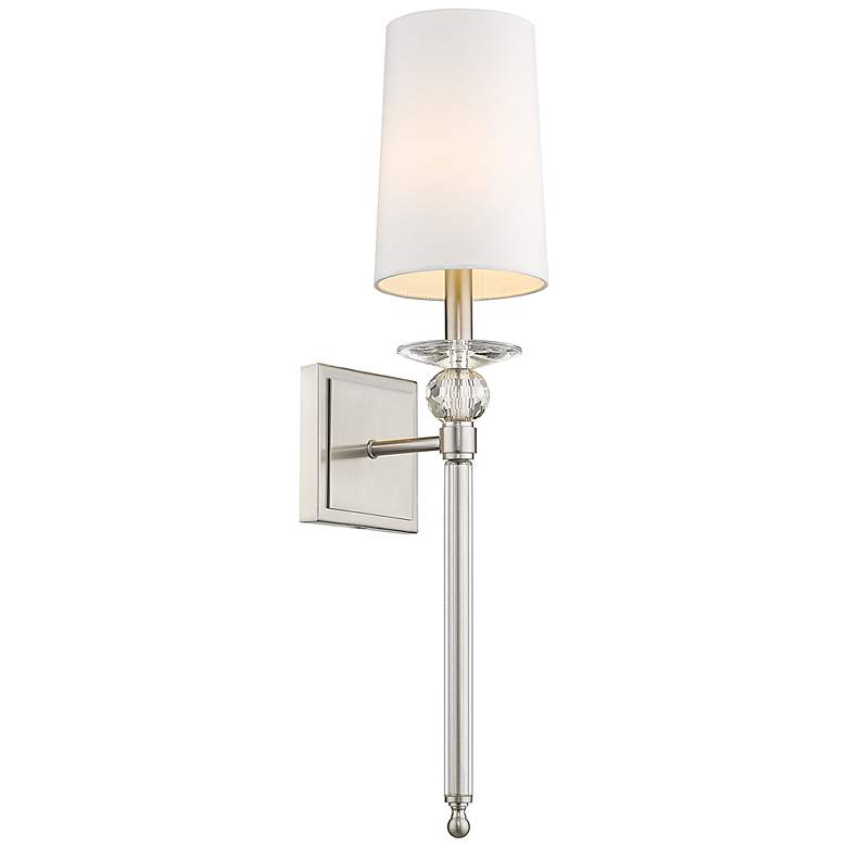 Image 1 Ava by Z-Lite Brushed Nickel 1 Light Wall Sconce
