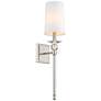 Ava by Z-Lite Brushed Nickel 1 Light Wall Sconce