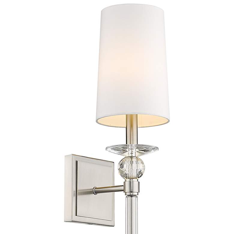 Image 2 Ava by Z-Lite Brushed Nickel 1 Light Wall Sconce more views