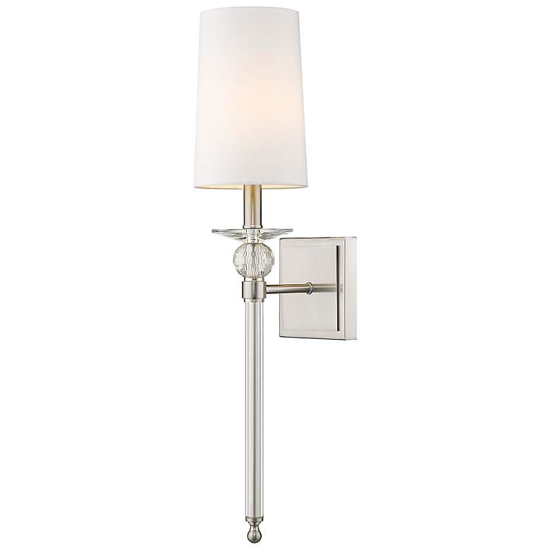 Image 4 Ava by Z-Lite Brushed Nickel 1 Light Wall Sconce more views