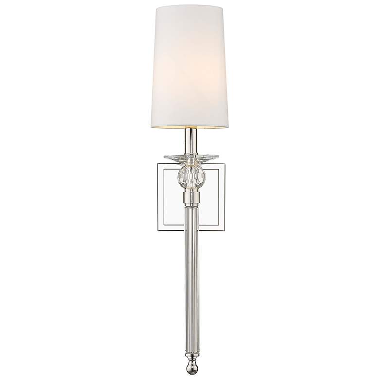 Image 3 Ava by Z-Lite Polished Nickel 1 Light Wall Sconce more views