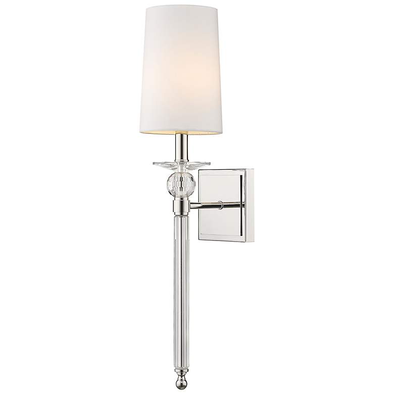 Image 4 Ava by Z-Lite Polished Nickel 1 Light Wall Sconce more views
