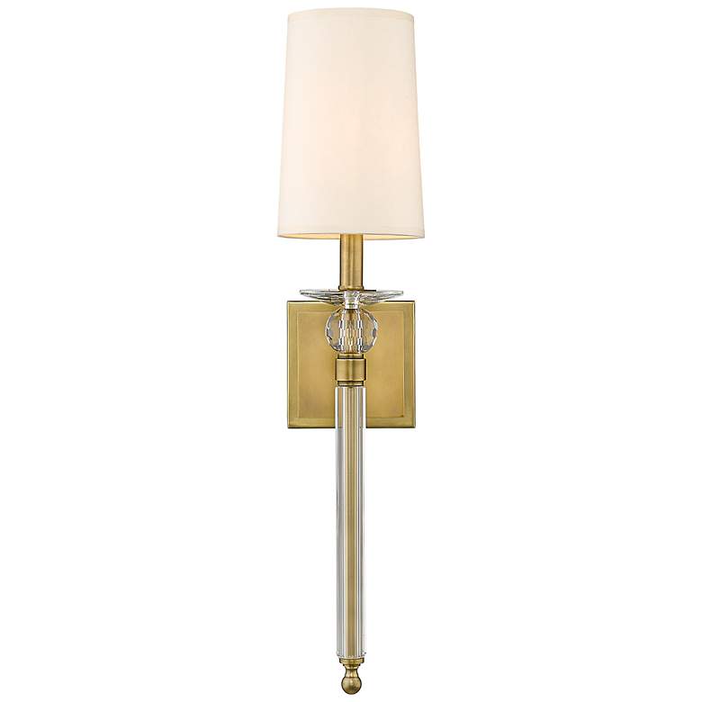Image 3 Ava by Z-Lite Rubbed Brass 1 Light Wall Sconce more views