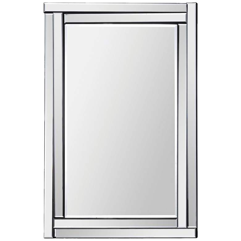 Image 1 Ava Glass 24 inch x 35 inch Rectangular Wall Mirror