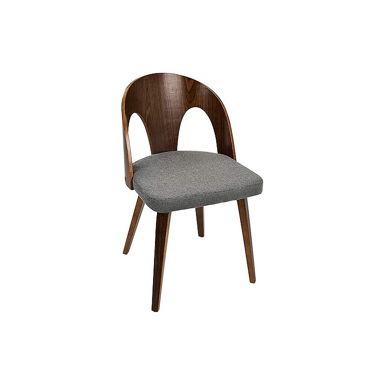 Image 1 Ava Gray Fabric Contemporary Modern Dining Chair
