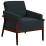 1_Ava Langley Blue Fabric Accent Chair