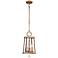 Ava Libertine 10"W Gold w/ Bronze 4-Light Foyer Mini Pendant