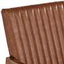 3_Ava Rust Brown Wood Frame Rocking Chair more views
