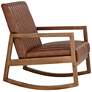 7_Ava Rust Brown Wood Frame Rocking Chair more views