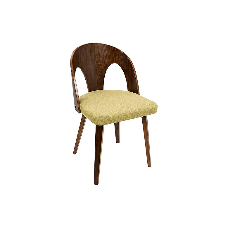 Image 1 Ava Yellow Fabric Contemporary Modern Dining Chair