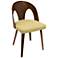 Ava Yellow Fabric Contemporary Modern Dining Chair